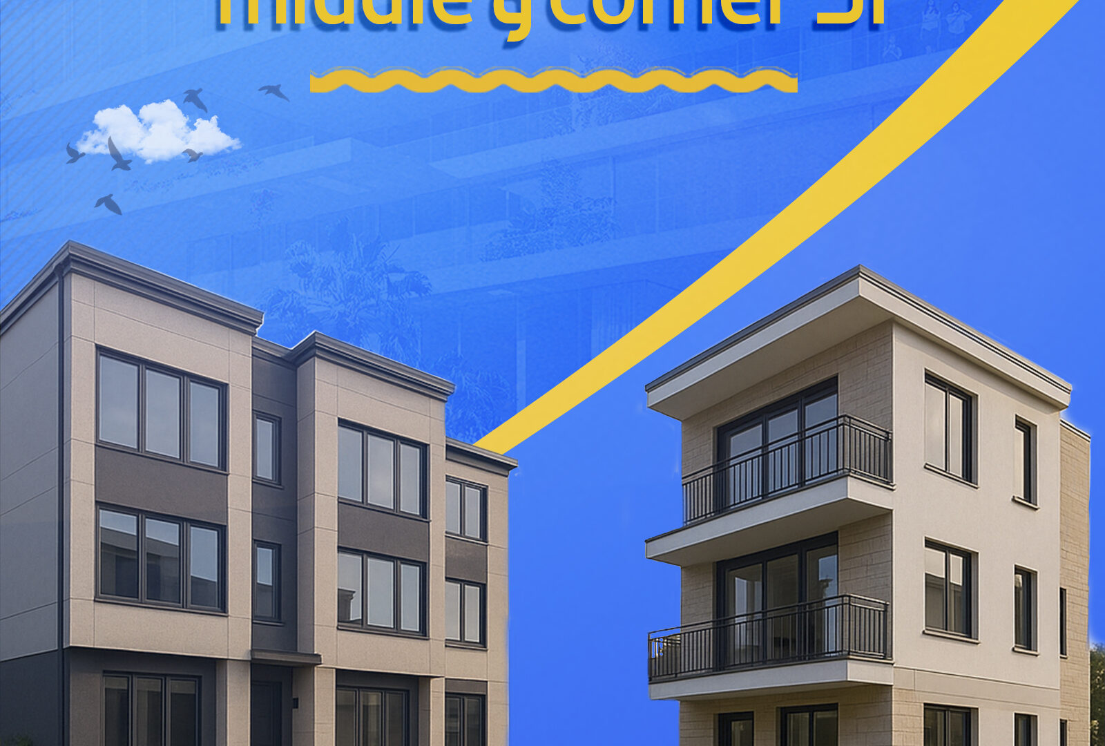 corner unit vs middle unit comparison – real estate buying guide showing price difference, privacy, ventilation and investment value