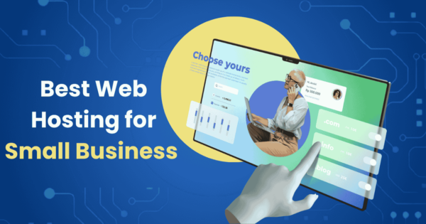 Web hosting importance for small businesses showing server infrastructure and website performance guide